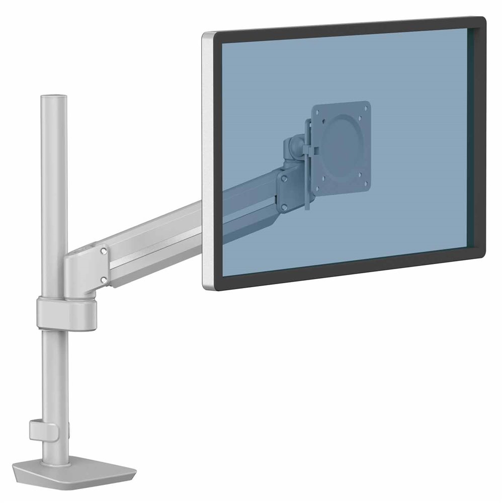 Ramię na 1 monitor TALLO Modular™ 1M (srebrne): Srebrny