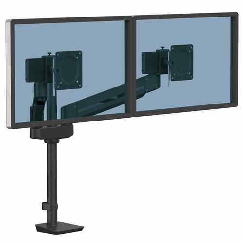 Ramię na 2 monitory TALLO Modular™ 2MS (czarne): Czarny