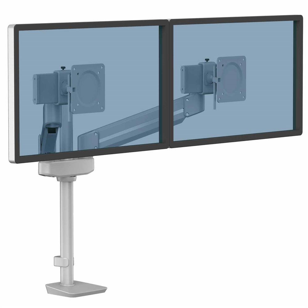 Ramię na 2 monitory TALLO Modular™ 2MS (srebrne): Srebrne
