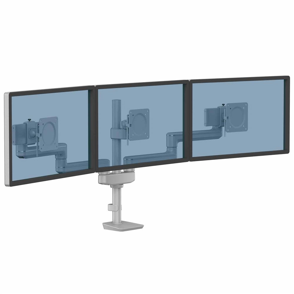 Ramię na 3 monitory TALLO Modular™ 3FFS (srebrne): Srebrny