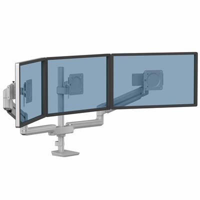 Ramię na 3 monitory TALLO Modular™ 3FMS (srebrne): Srebrny