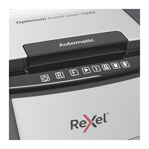 Rexel Optimum AutoFeed+ 130M niszczarka mikrościnki 2x15mm P-5 130 kartek