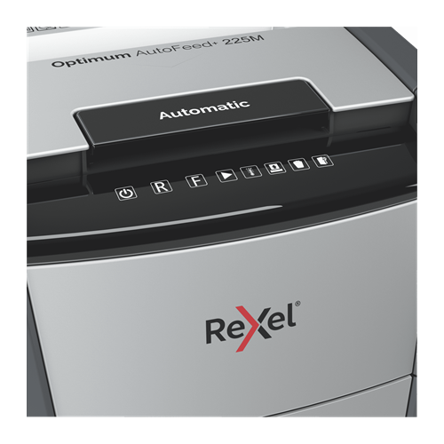 Rexel Optimum AutoFeed+ 225M niszczarka mikrościnki 2x15mm P-5 225 kartek