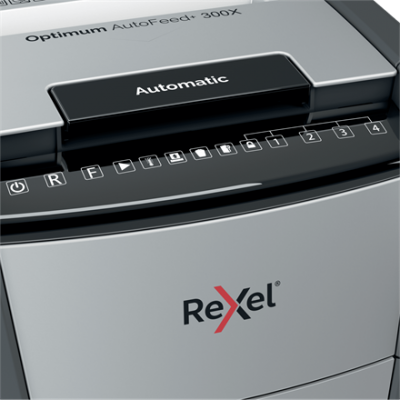 Rexel Optimum AutoFeed+ 300X niszczarka ścinki 4x25mm P-4 300 kartek