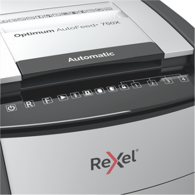 Rexel Optimum AutoFeed+ 750X niszczarka ścinki 4x30mm P-4 750 kartek