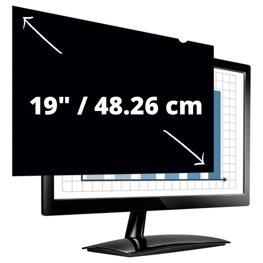 19” / 48.26cm - standardowy filtr prywatyzujący Fellowes PrivaScreen™ - 4800501