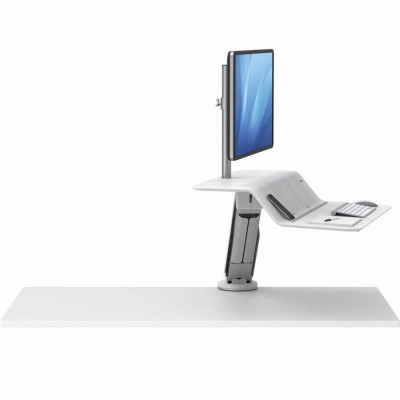 Stanowisko do pracy Sit-Stand Lotus™ RT na 1 monitor: Biały Fellowes 8081701