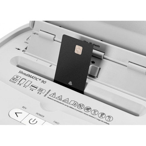 DAHLE ShredMATIC® 90 niszczarka z automatycznym podajnikiem papieru tnąca na ścinki  P4